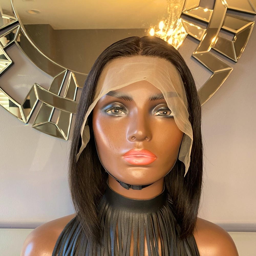 Human Hair Middle Part Bob